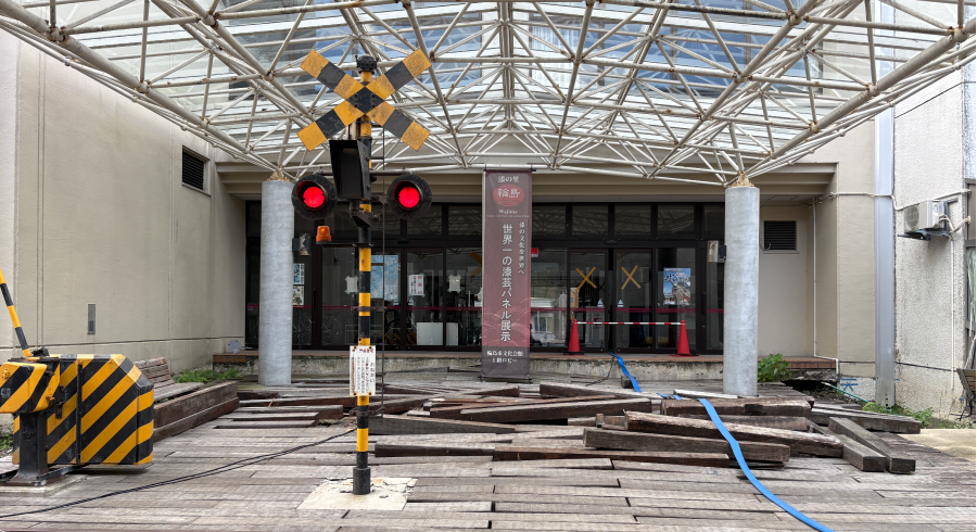 輪島道の駅にて。